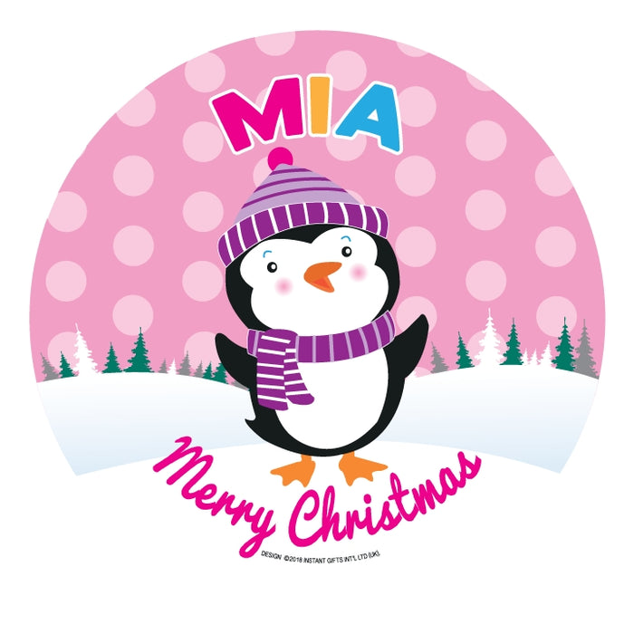 Christmas Dinner Plate - Girls Names