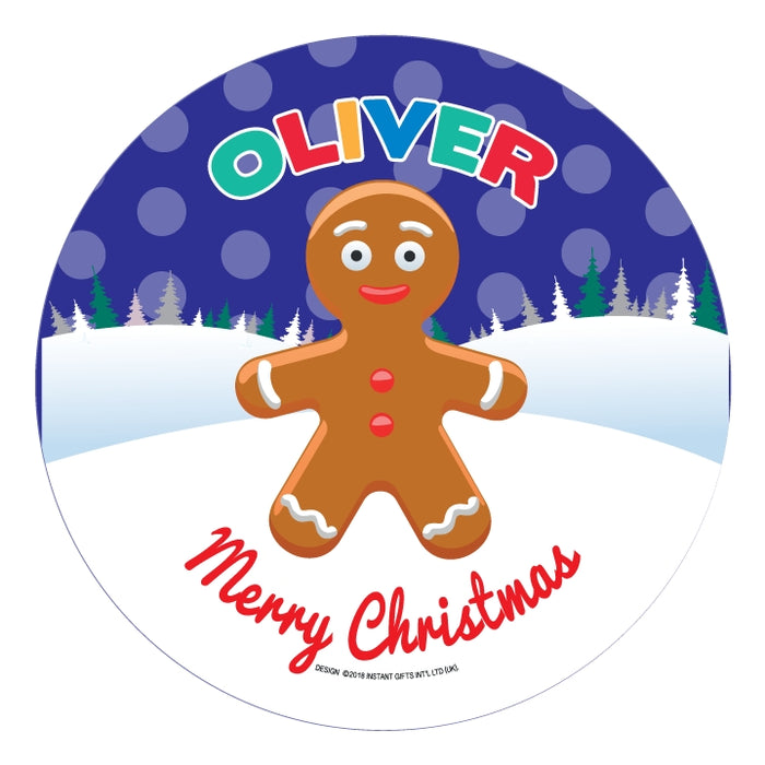 Christmas Dinner Plate - Boys Names