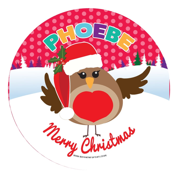 Christmas Dinner Plate - Girls Names