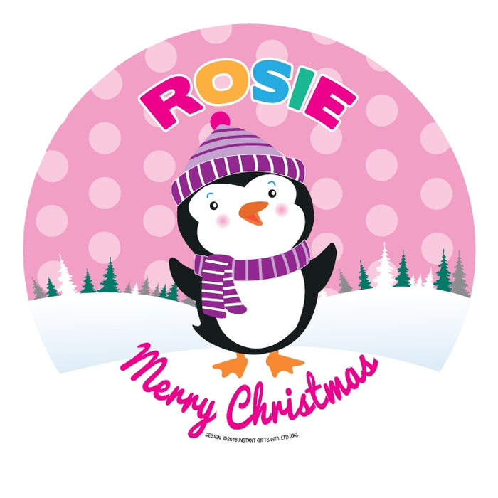 Christmas Dinner Plate - Girls Names