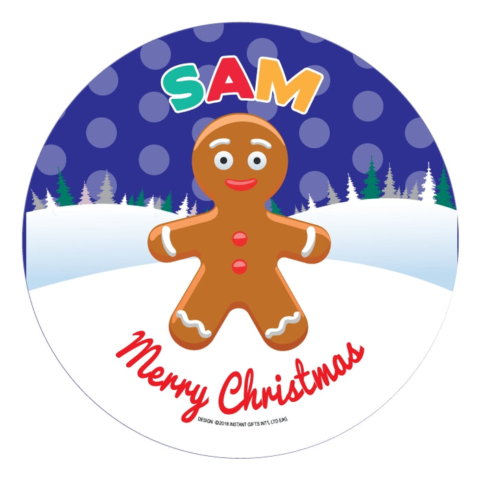 Christmas Dinner Plate - Boys Names