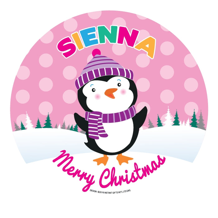 Christmas Dinner Plate - Girls Names