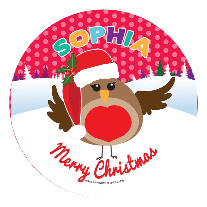 Christmas Dinner Plate - Girls Names