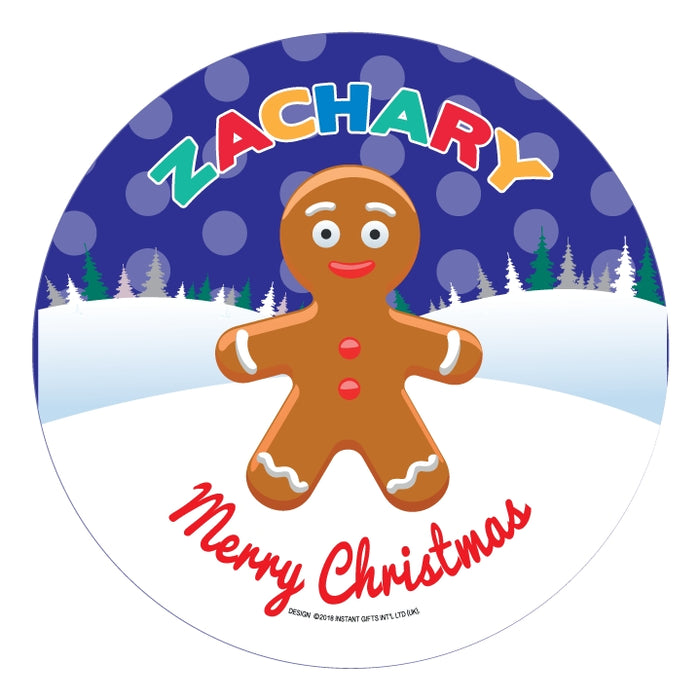 Christmas Dinner Plate - Boys Names