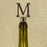 Chrome Bottle Stopper - Initial Letter