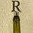 Chrome Bottle Stopper - Initial Letter