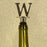 Chrome Bottle Stopper - Initial Letter