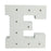 White Light-Up Letter with LED Lights