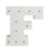 White Light-Up Letter with LED Lights