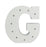 White Light-Up Letter with LED Lights