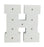 White Light-Up Letter with LED Lights