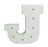 White Light-Up Letter with LED Lights
