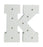 White Light-Up Letter with LED Lights