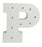 White Light-Up Letter with LED Lights