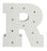 White Light-Up Letter with LED Lights