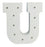 White Light-Up Letter with LED Lights
