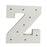 White Light-Up Letter with LED Lights