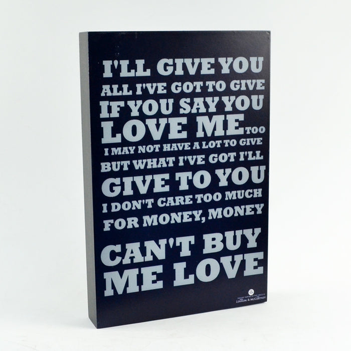 Lennon & McCartney Box Sign - 6 Designs