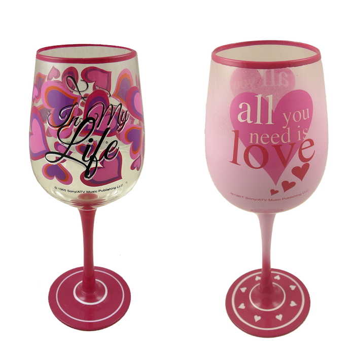 Pack of 2 Lennon & McCartney Wine Glasses