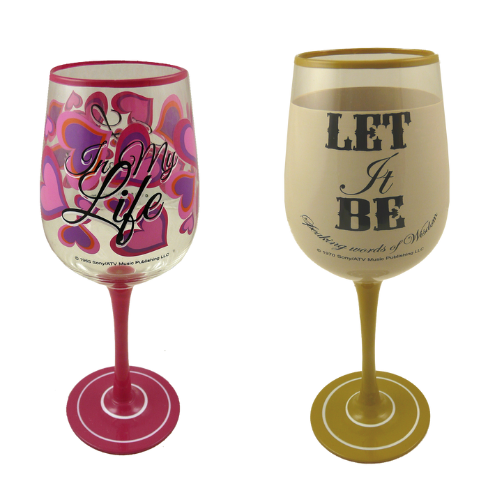 Pack of 2 Lennon & McCartney Wine Glasses