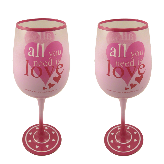 Pack of 2 Lennon & McCartney Wine Glasses