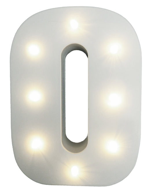 Light-Up Number with LED Lights