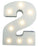 Light-Up Number with LED Lights