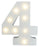 Light-Up Number with LED Lights