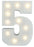 Light-Up Number with LED Lights