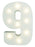 Light-Up Number with LED Lights