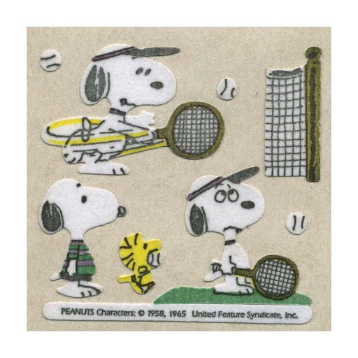 Maxi Stickers - Snoopy playing Tennis