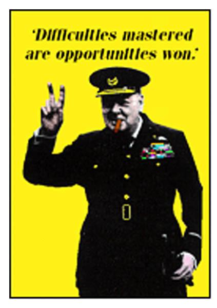 Churchill - Opportunities Won Magnet