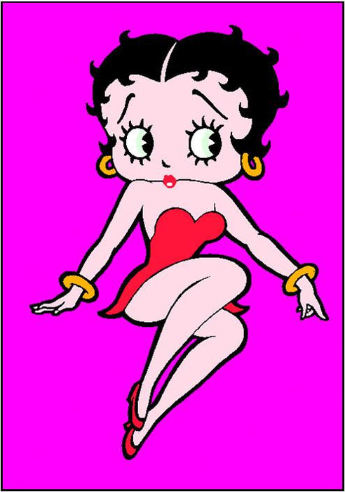 Betty Boop Pink Sexy Magnets