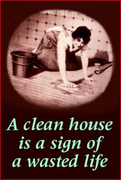 Clean House Is A Sign Magnet