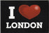 I Love London Black Magnet
