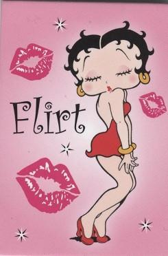 Betty Boop Pink Flirt Magnet