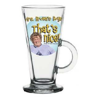 Mrs Browns Boys Latte Glass: That's Nice