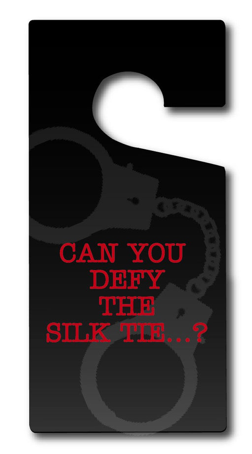 Mr Grey Door Hanger - Defy The Silk Tie 