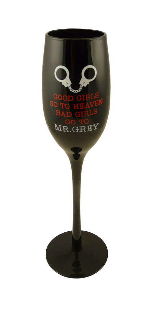 Mr Grey Wine Glass