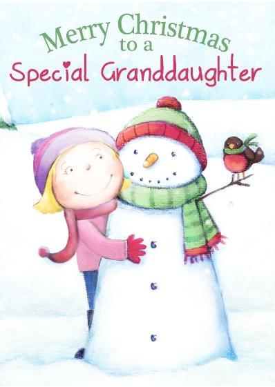 Christmas Card - Special Granddaughter