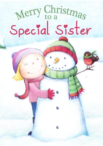 Christmas Card - Special Sister