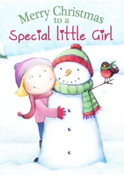 Christmas Card - Special Little Girl