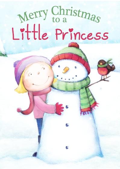 Christmas Card - Little Princess