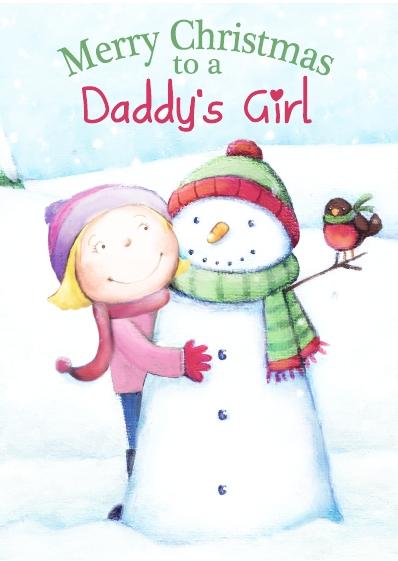 Christmas Card - Daddy's Girl