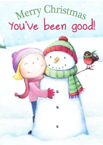 Christmas Card - You've Been Good Girl