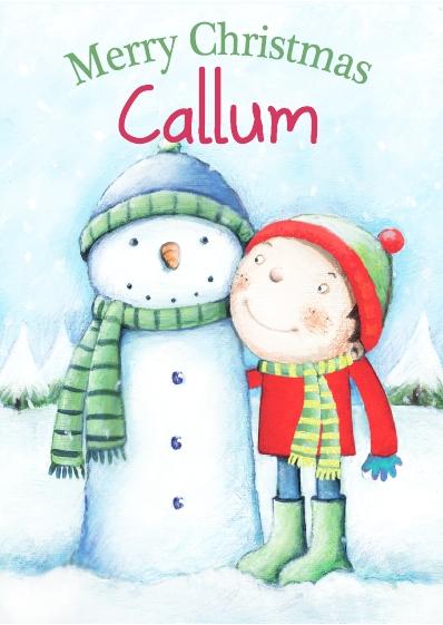 Christmas Card - Callum