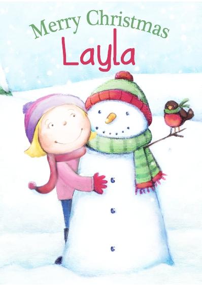 Christmas Card - Layla