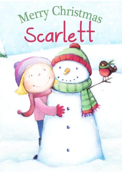 Christmas Card - Scarlett