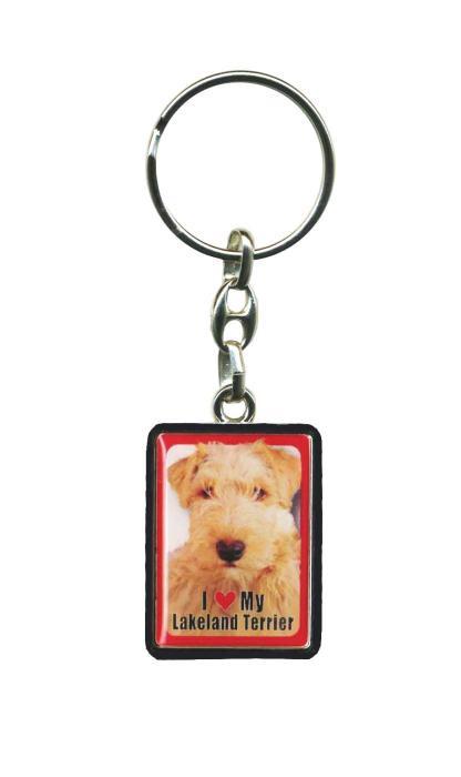 PEK046 Pet Dog Keyring - Lakeland Terrier