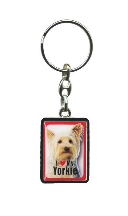 PEK081 Pet Dog Keyring - Yorkshire Terrier